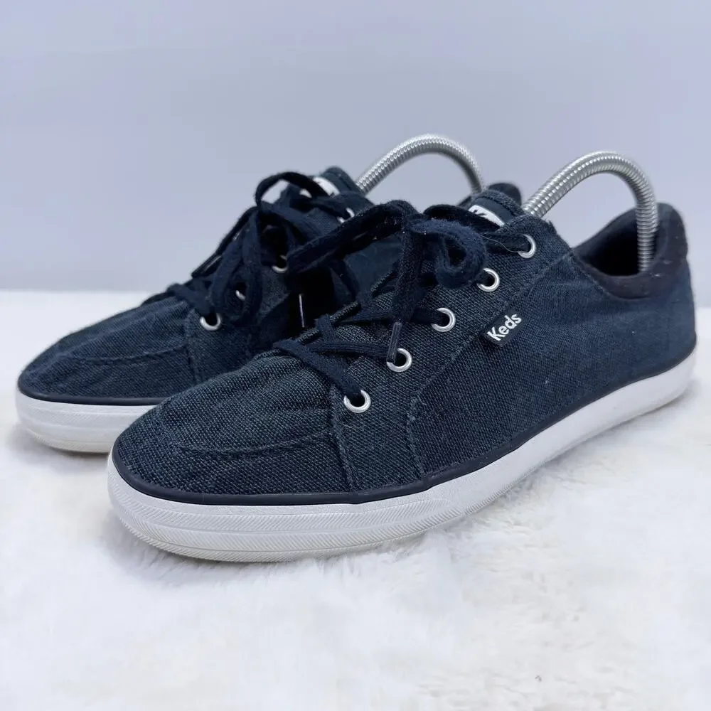 Keds Women’s Center II Brushed Denim Sneakers Navy Size 9.5